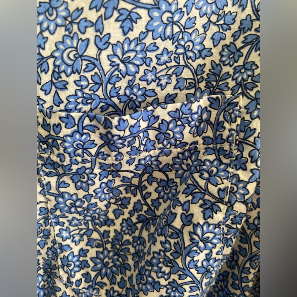 Tommy Hilfiger Blue Floral Women's Shirt - Picture 7 of 11